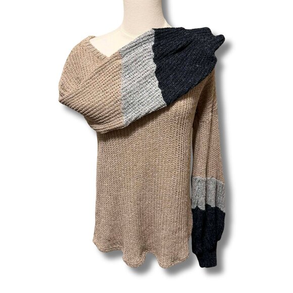 Native People Knit Bell Sleeve Sweater Size Small | Boho Cozy Girl - Picture 3 of 6